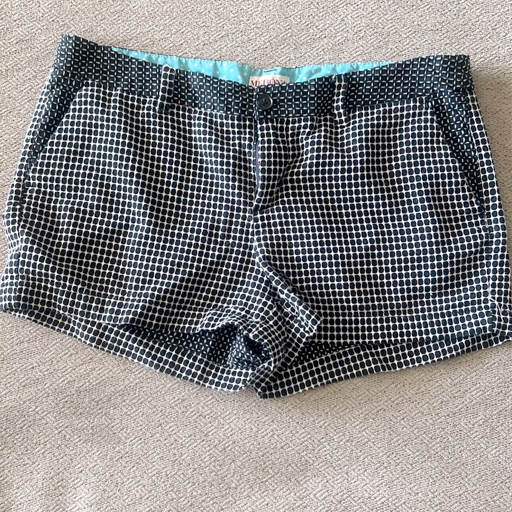 Merona black and white shorts